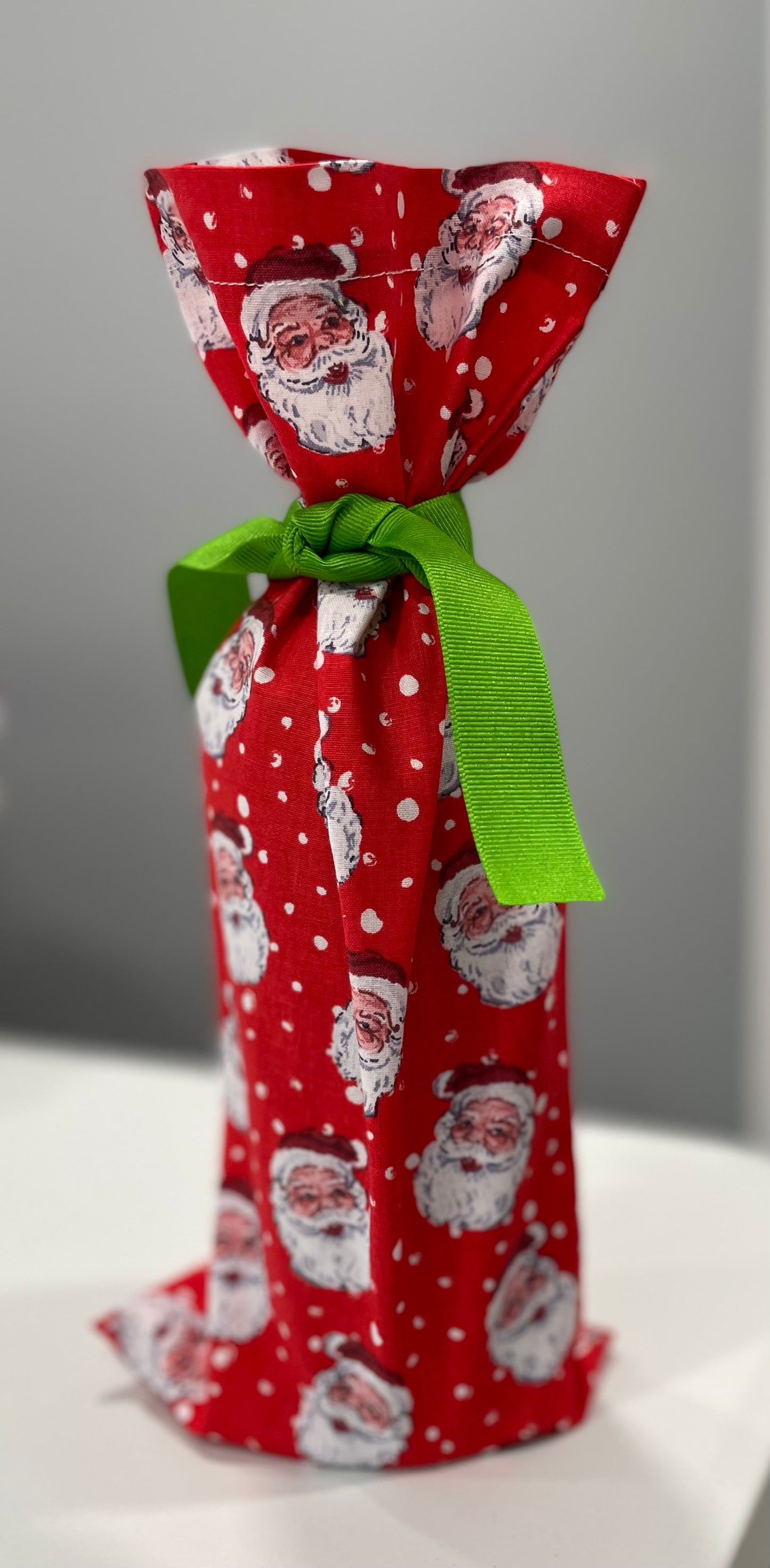 Wine Bottle Fabric Gift Bag