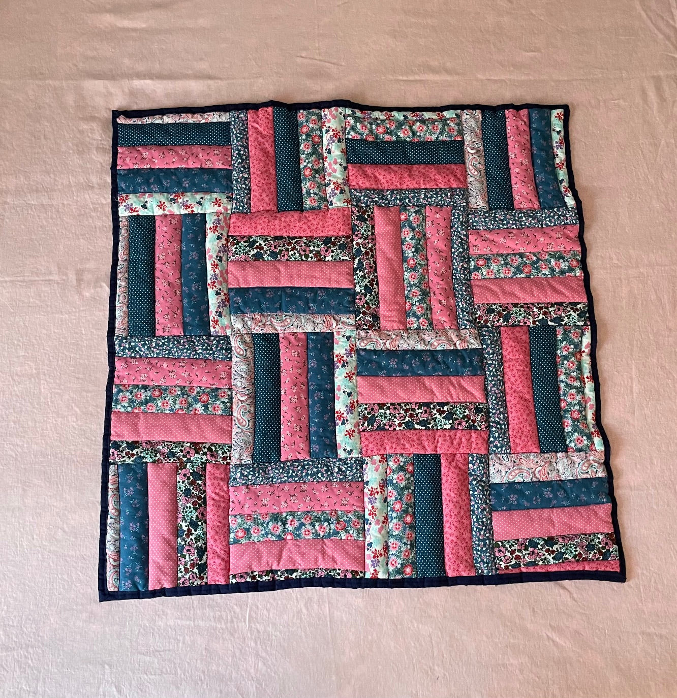 Handmade lap quilt