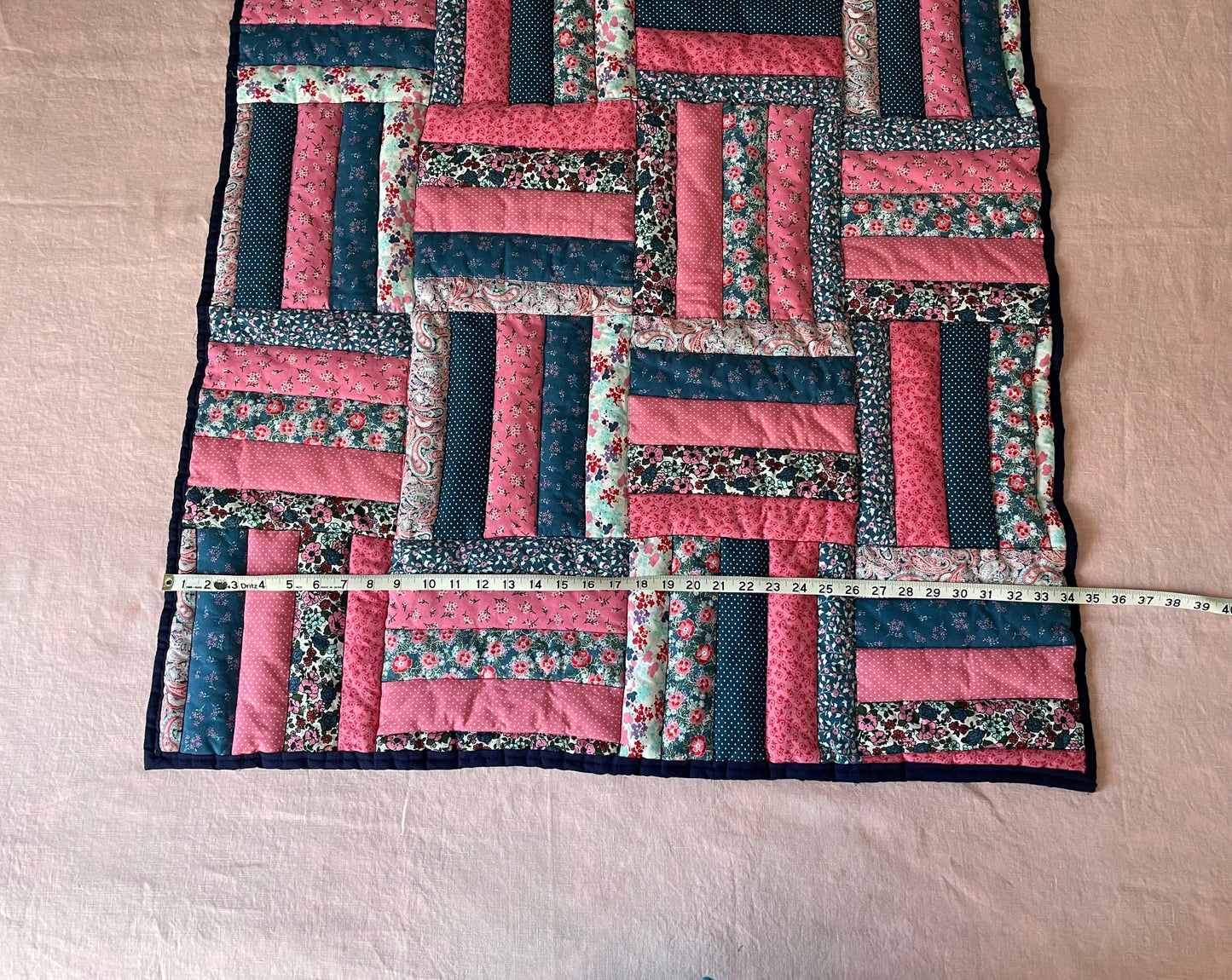 Handmade lap quilt