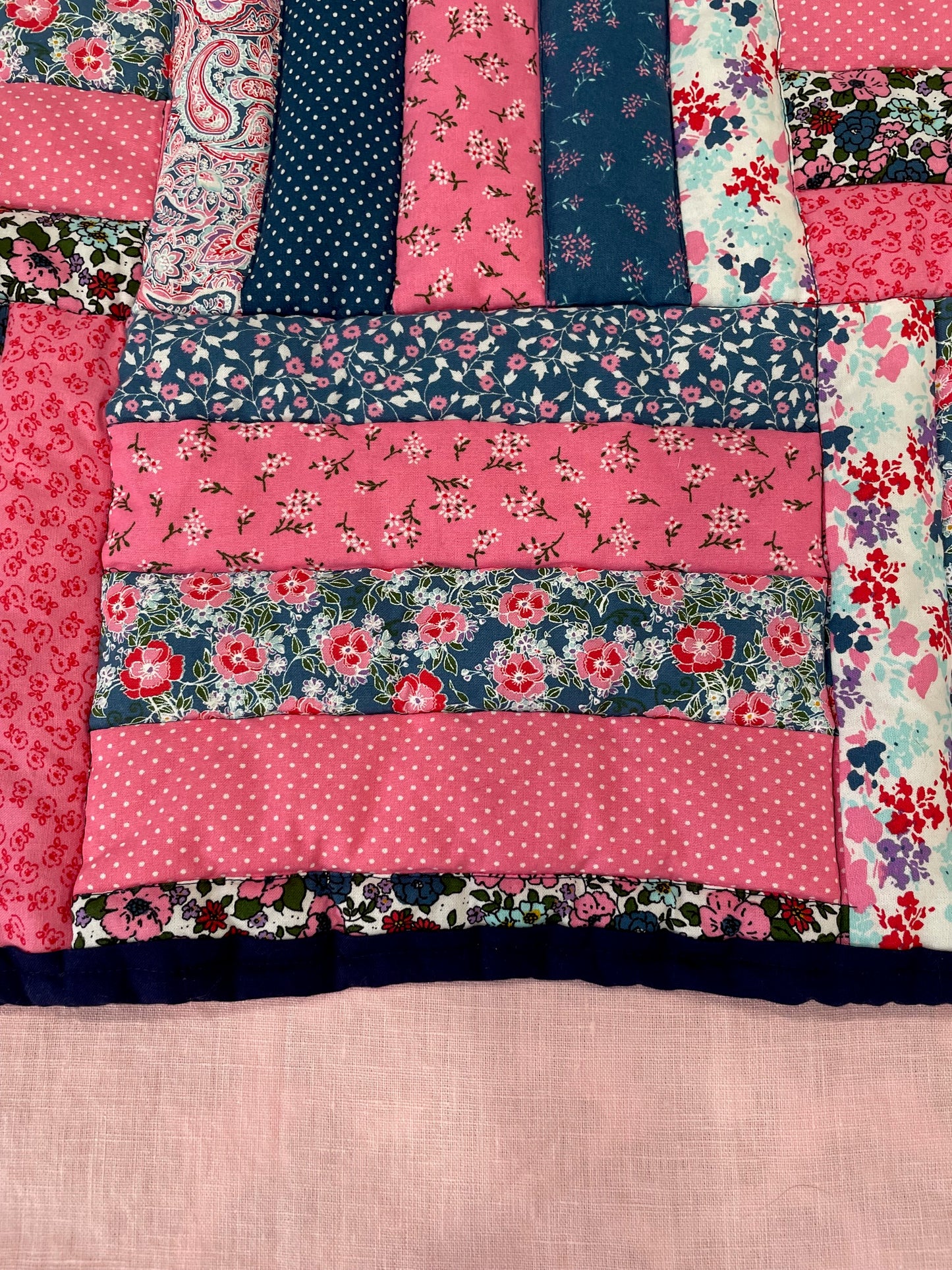 Handmade lap quilt