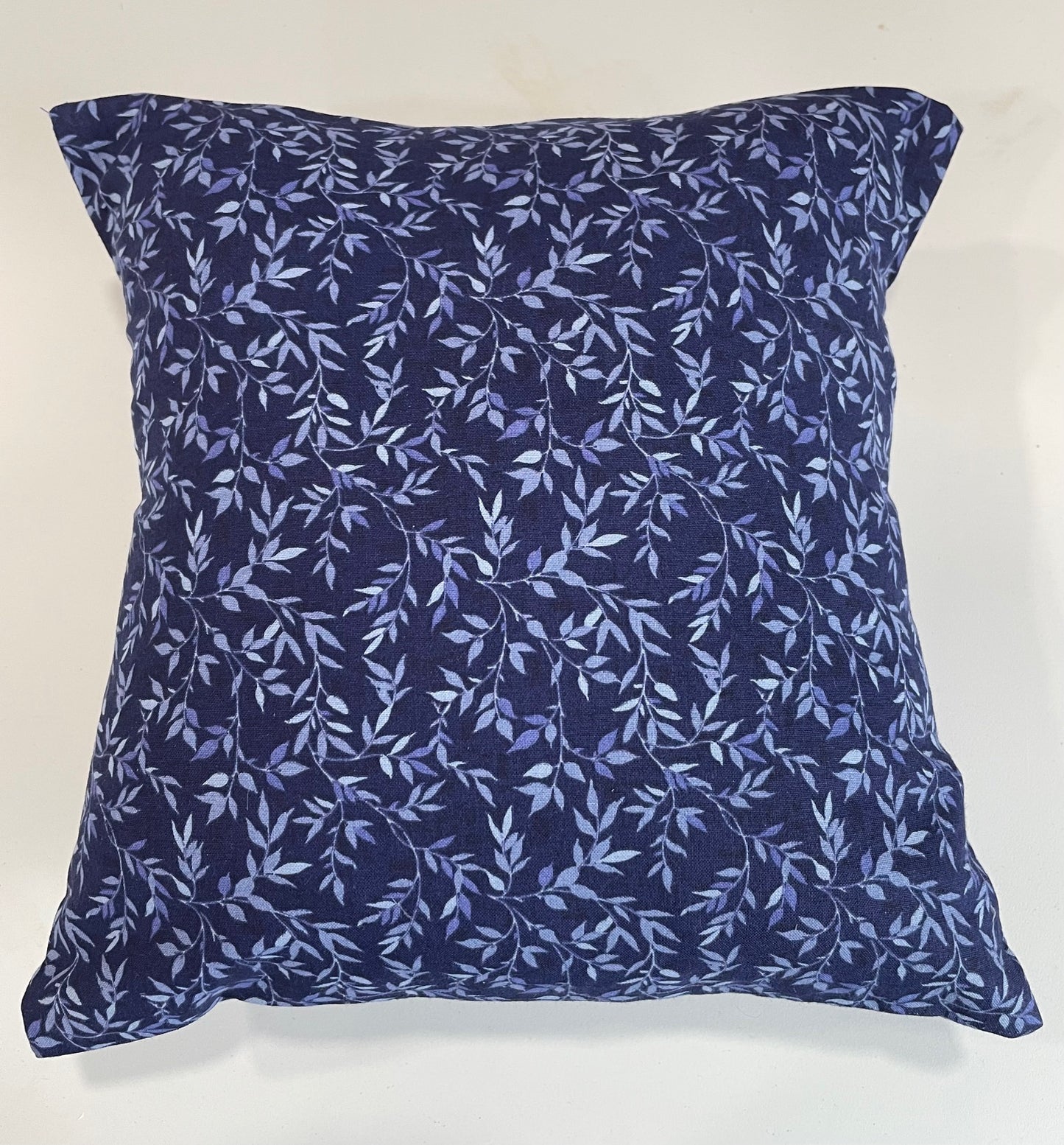 Decorative navy blue pillow