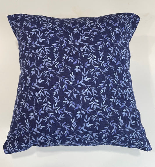 Decorative navy blue pillow