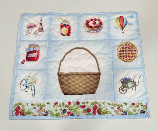 Quilted table topper